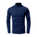 Men's long-sleeved solid colour turtleneck bottoming t-shirt top Nexellus