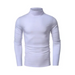 Men's long-sleeved solid colour turtleneck bottoming t-shirt top Nexellus