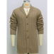 Men's mid-length knitted sweater thick-knit twisted cardigan woolen Nexellus