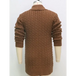 Men's mid-length knitted sweater thick-knit twisted cardigan woolen Nexellus