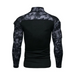 Men's Military Field Outdoor Elastic Fitness Camouflage Long Sleeve Zipper Pocket T-Shirt Nexellus