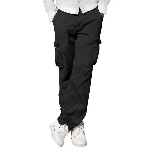 Men's multi-pocket loose casual straight cargo pants Nexellus