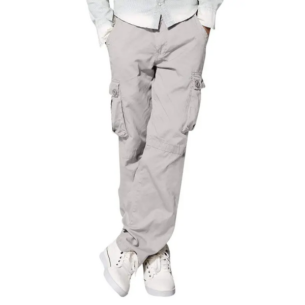 Men's multi-pocket loose casual straight cargo pants Nexellus