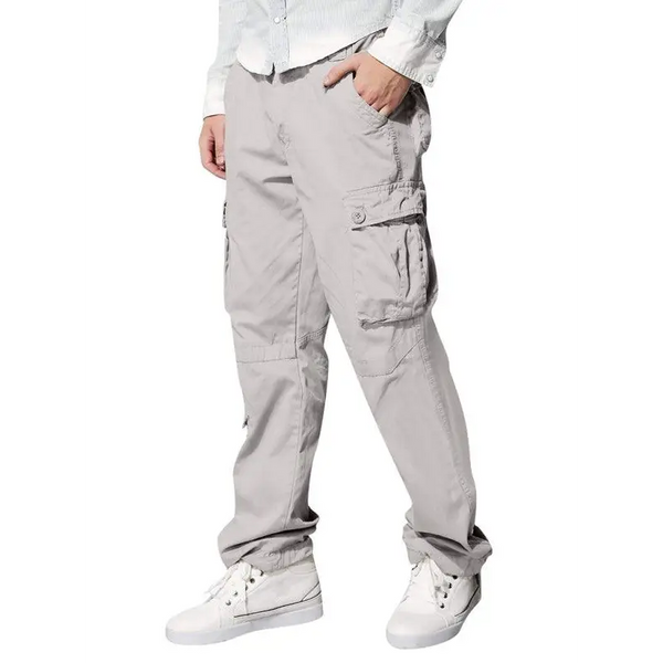 Men's multi-pocket loose casual straight cargo pants Nexellus