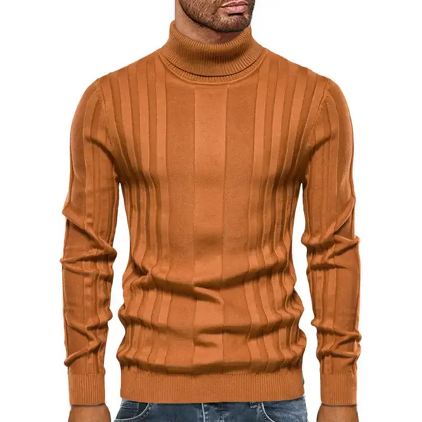 Men's new casual knitted basic base pullover turtleneck sweater Nexellus