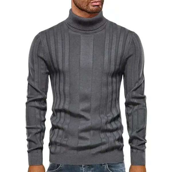 Men's new casual knitted basic base pullover turtleneck sweater Nexellus