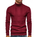 Men's new casual knitted basic base pullover turtleneck sweater Nexellus