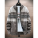 Men's new fashion stand-up collar cardigan sweater zipper style Nexellus