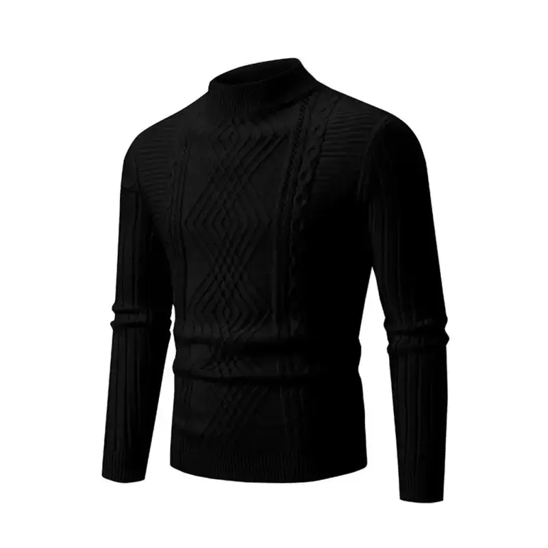 Men's new fashion trend jacquard knitted cashmere sweater Nexellus