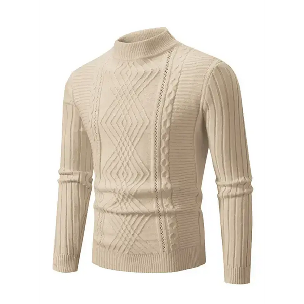 Men's new fashion trend jacquard knitted cashmere sweater Nexellus