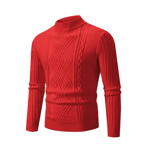 Men's new fashion trend jacquard knitted cashmere sweater Nexellus