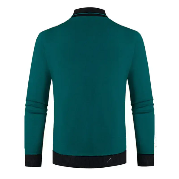 Men's new half turtleneck plus velvet slim long-sleeved sweater Nexellus