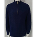 Men's new solid color zipper half turtleneck long sleeve sweater Nexellus