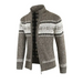 Men's new sweater cardigan colorblock standing collar sweater Nexellus