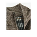 Men's new sweater cardigan colorblock standing collar sweater Nexellus