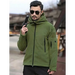 Men's outdoor warm liner fleece jacket cold-proof jacket wind hood Nexellus