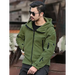 Men's outdoor warm liner fleece jacket cold-proof jacket wind hood Nexellus