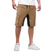 men's overalls drawstring color block casual short Nexellus