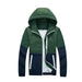 Men's Patchwork Zipper Hoodies Windbreaker Sportswear Nexellus