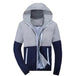 Men's Patchwork Zipper Hoodies Windbreaker Sportswear Nexellus