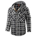 Men's plaid loose warm hooded jacket Nexellus