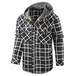 Men's plaid loose warm hooded jacket Nexellus