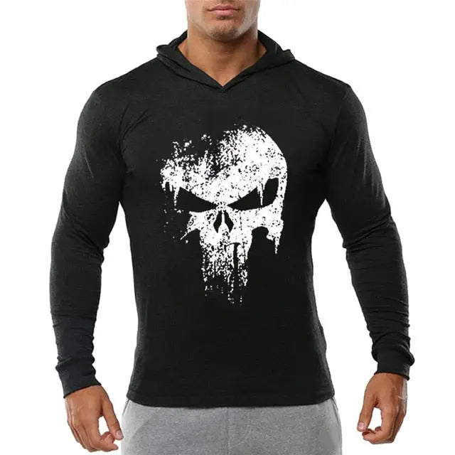 Men's Punisher Bodybuilding Hoodie Hip Hop Sportswear Nexellus