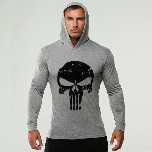 Men's Punisher Bodybuilding Hoodie Hip Hop Sportswear Nexellus