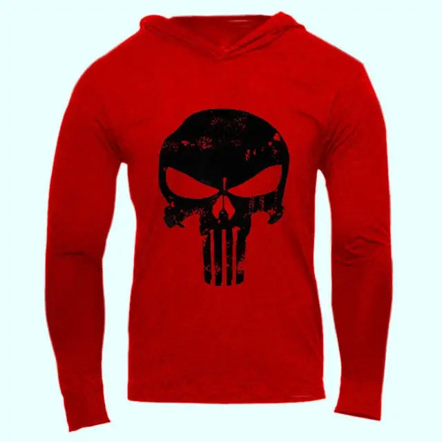 Men's Punisher Bodybuilding Hoodie Hip Hop Sportswear Nexellus