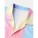 Men's rainbow colour short sleeve button-up camp shirt Nexellus