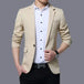 Mens red notched lapel suit top Nexellus