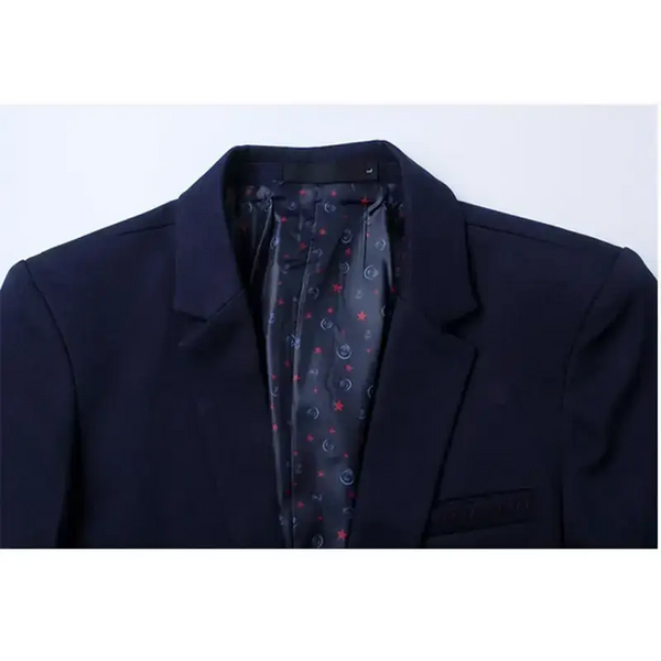 Mens red notched lapel suit top Nexellus