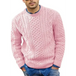 Men's round neck pullover knitted cable sweater Nexellus