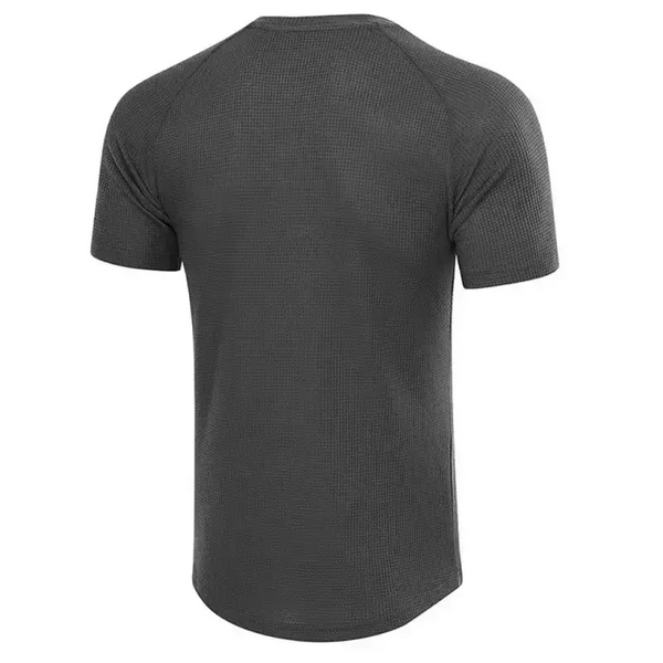 Men's short sleeve t-shirt muscle fitted t shirt gym workout athletic Nexellus