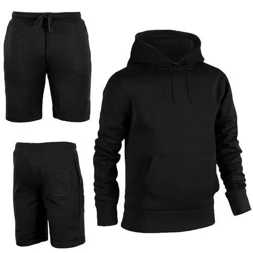 Mens Shorts with Hoodie Set - Nexellus