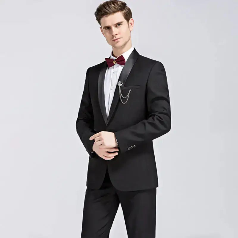 Men's slim business three piece suit Nexellus