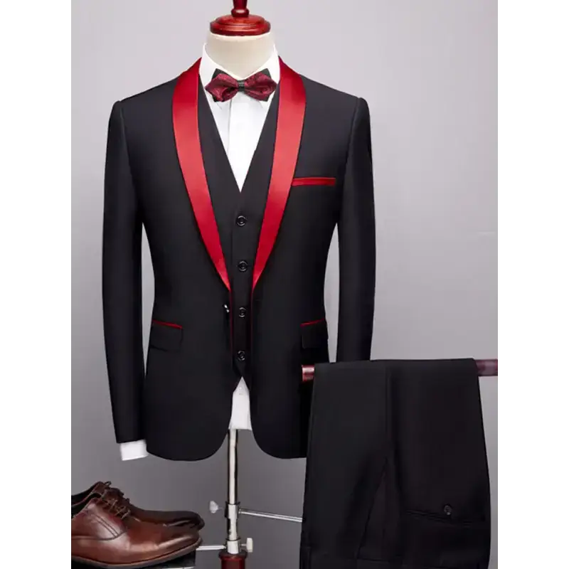 Men's slim business three piece suit Nexellus