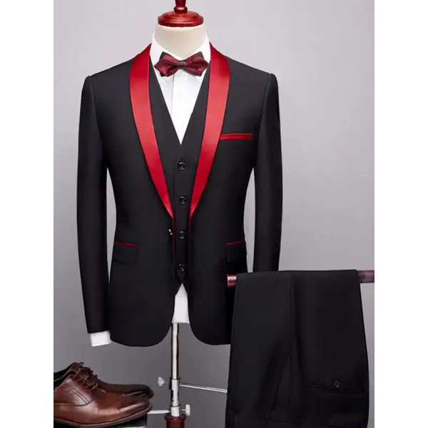 Men's slim business three piece suit Nexellus