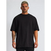 Men's solid color blank loose short-sleeved t-shirt Nexellus