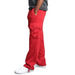 Men's solid color elastic waist multi-pocket loose fit cargo pants Nexellus