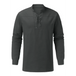 Men's solid color long sleeve lace-up rib sweater Nexellus