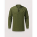 Men's solid color long sleeve lace-up rib sweater Nexellus