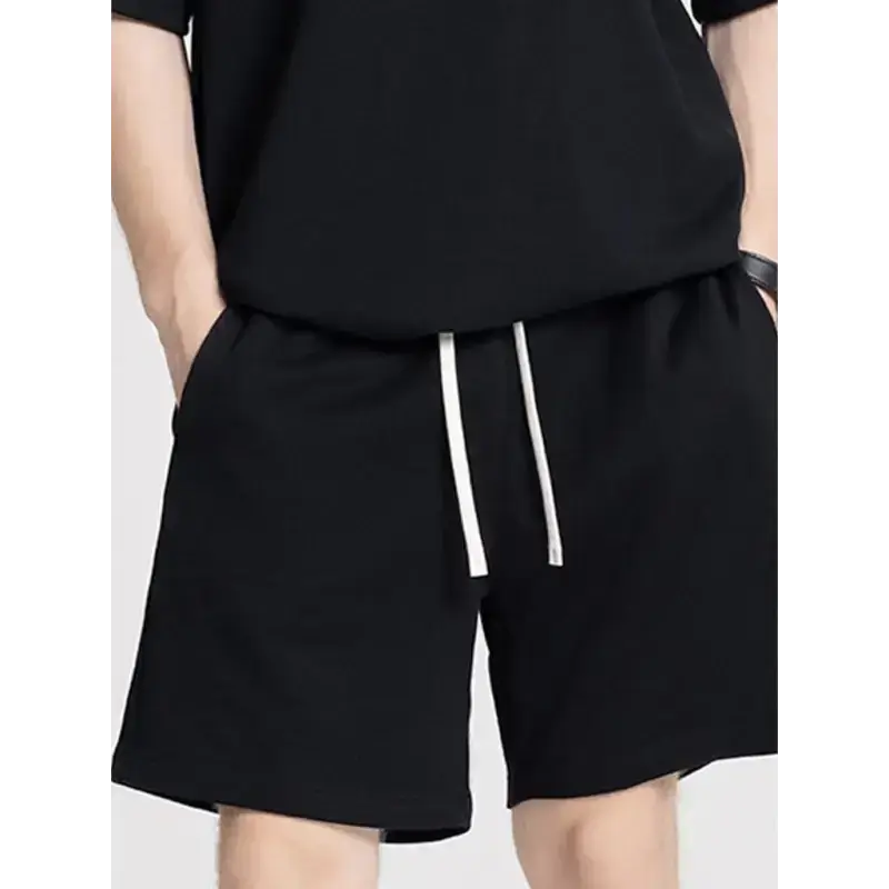 Men's solid color loose casual sports shorts Nexellus