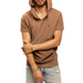 Men's solid color short sleeve hooded sweatshirt Nexellus