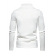 Men's solid color turtleneck zipper long sleeve sweatshirt Nexellus