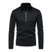 Men's solid color turtleneck zipper long sleeve sweatshirt Nexellus