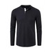 Men's solid color waffle knit henley Nexellus