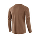 Men's solid color waffle knit henley Nexellus