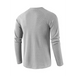 Men's solid color waffle knit henley Nexellus