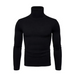 Men’s solid colour long sleeve turtleneck sweater top Nexellus